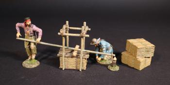 The Press Gang, The Mountain Men, The Fur Trade--two figures and machine The Press Gang, The Mountain Men, The Fur Trade--two figures and machine #49673