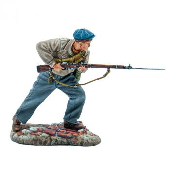 Russian Young Factory Worker with Mosin and Bayonet, The Battle of Stalingrad--single figure Russian Young Factory Worker with Mosin and Bayonet, The Battle of Stalingrad--single figure #49724