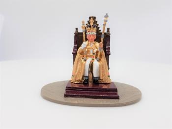 King Charles III Coronation Set--single seated figure and base--Special Order:  Takes 2 to 3 months. King Charles III Coronation Set--single seated figure and base--Special Order:  Takes 2 to 3 months. #49727