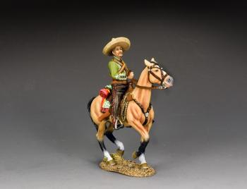 Image of Mounted Bandito #2--single mounted figure in green shirt