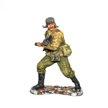 Image of Russian Sergeant with Grenade and PPSH, Kharkov, 1943--single figure