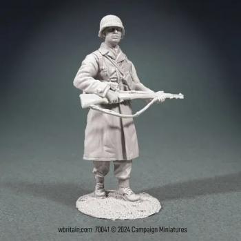 U.S. Infantry in Raincoat Walking, 1943-45 Kit--1/30 Scale Resin and Metal Kit; Unpainted, Unassembled U.S. Infantry in Raincoat Walking, 1943-45 Kit--1/30 Scale Resin and Metal Kit; Unpainted, Unassembled #50274