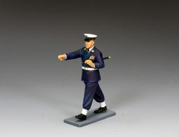 Image of Royal Navy Master-At-Arms Marching--single figure