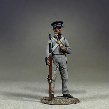 Image of New Orleans Greays at the Alamo, 1836--single figure