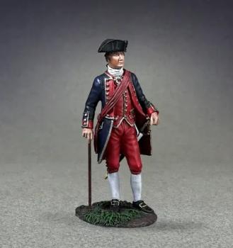 Image of George Washington, Virginia Regiment, 1755-59--single figure