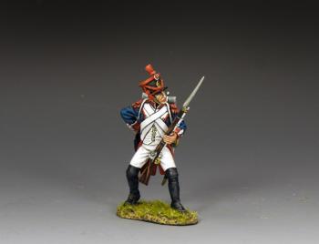 Image of French Line Infantry Infantryman Reaching for a Fresh Cartridge--single figure