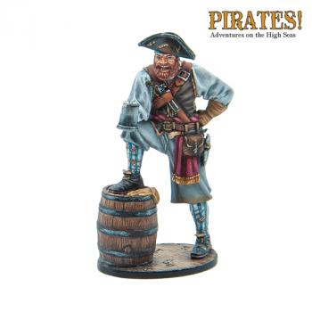 Pirate Drinking Ale--single figure with foot on ale barrel and swinging ale stein Pirate Drinking Ale--single figure with foot on ale barrel and swinging ale stein #50620