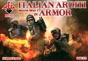 Italian Arditi in Armor, WWI--40 figures in 10 poses (unpainted)--AWAITING RESTOCK. Italian Arditi in Armor, WWI--40 figures in 10 poses (unpainted)--AWAITING RESTOCK. #50715