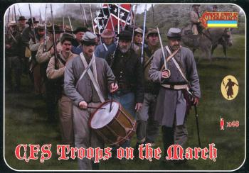 Confederate Troops on the March, Gettysburg (reissued)--48 figures in 20 poses Confederate Troops on the March, Gettysburg (reissued)--48 figures in 20 poses #50726