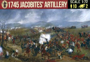 1745 Jacobite Artillery--10 figures in 10 poses and 2 guns (unpainted) 1745 Jacobite Artillery--10 figures in 10 poses and 2 guns (unpainted) #50763
