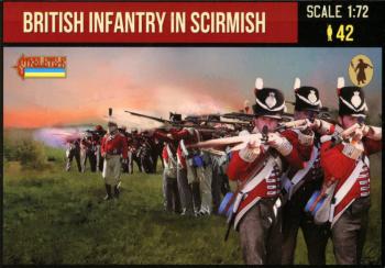 British Infantry in Skirmish--42 figures in 18 poses (unpainted) British Infantry in Skirmish--42 figures in 18 poses (unpainted) #50765