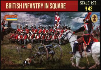 British Infantry in Square--42 figures in 18 poses (unpainted) British Infantry in Square--42 figures in 18 poses (unpainted) #50766