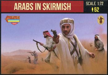 Arabs in Skirmish--52 figures in 13 poses (unpainted) Arabs in Skirmish--52 figures in 13 poses (unpainted) #50768