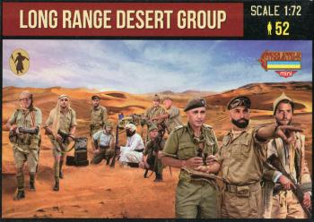 Long Range Desert Group, WWII (re-issue)--52 figures in 13 poses (unpainted)--AWAITING RESTOCK. Long Range Desert Group, WWII (re-issue)--52 figures in 13 poses (unpainted)--AWAITING RESTOCK. #50770