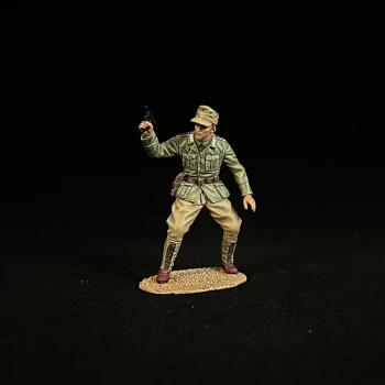 Image of DAK Officer Commanding the Charge--single figure with pistol