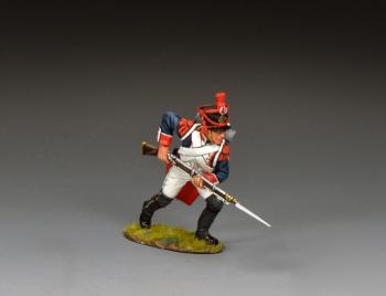 Image of French Line Infantryman Charging with Bayonet Down--single figure