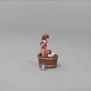 Image of Penny, Girl in Tub (Brown Hair)--single female figure in washtub with washing/rinsing jug