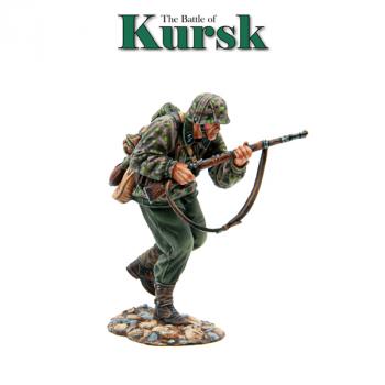 German Waffen SS Pz Grenadier Running with K98, The Battle of Kursk, 1943--single figure German Waffen SS Pz Grenadier Running with K98, The Battle of Kursk, 1943--single figure #50995