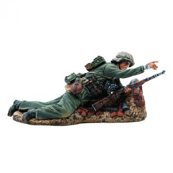 German MG34 Assistant Gunner, German 6th Army, Stalingrad, 1942--single prone figure German MG34 Assistant Gunner, German 6th Army, Stalingrad, 1942--single prone figure #51008