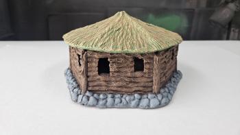 Image of Treasure Island Blockhouse (9 in. x 9 in. x 5 in.)--AWAITING RESTOCK.