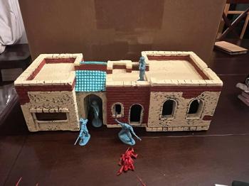 Image of Shores of Tripoli Main Marketplace Building (foam)--16" x 7" x 5"--AWAITING RESTOCK. Image of Shores of Tripoli Main Marketplace Building (foam)--16" x 7" x 5"--AWAITING RESTOCK.