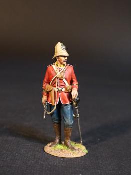 Image of Officer, The 99th (Duke of Edinburgh's) Regiment, Eschowe Relief Column, Battle of Gingindhlovu, 2nd April 1879--single figure leaning on sheathed sword--ACCEPTING PRE-ORDERS ONLY. Image of Officer, The 99th (Duke of Edinburgh's) Regiment, Eschowe Relief Column, Battle of Gingindhlovu, 2nd April 1879--single figure leaning on sheathed sword--ACCEPTING PRE-ORDERS ONLY.