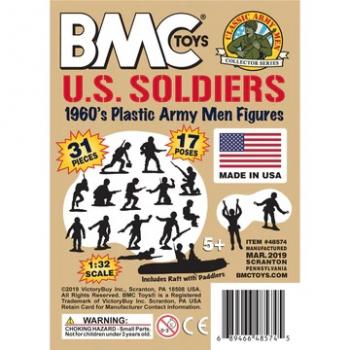 WWII U.S. Soldiers, Tan 31 pieces BMC Marx Plastic Army Men BMC Toys WWII U.S. Soldiers, Tan 31 pieces BMC Marx Plastic Army Men BMC Toys #51107