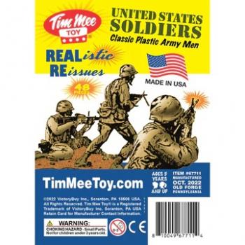 Image of TimMee Toys United States Soldiers Classic Army Men--48 classic plastic army men figures (Tan)