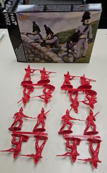 Napoleonic Brunswick Avante Garde--Red--16 plastic figures in 4 poses (1:32 scale)--RETIRED--LAST ONE!! Napoleonic Brunswick Avante Garde--Red--16 plastic figures in 4 poses (1:32 scale)--RETIRED--LAST ONE!! #51112