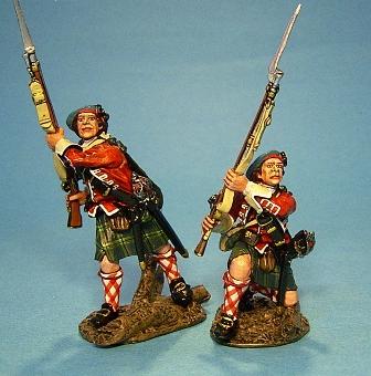 Image of 42nd Regiment of Fott, Two Figures At The Ready--two figures--RETIRED--LAST ONE!!
