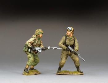 Image of Fix Bayonets!--two British paratrooper figures from the Falklands War