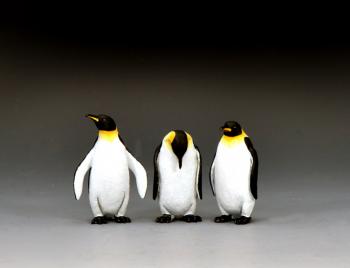The Original Falkland Islanders--three King penguin figures from the Falklands War The Original Falkland Islanders--three King penguin figures from the Falklands War #51155