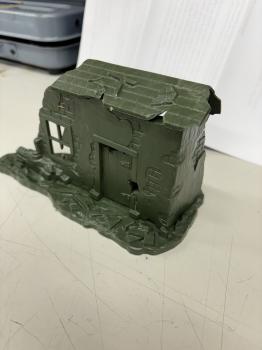 Image of Exploding Building (4 pcs - dark olive drab) -retired