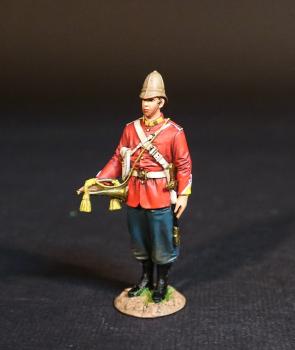 Image of Bugler at Attention, The 57th (West Middlesex) Regiment, The Eshowe Relief Column, The Battle of Gingindhlovu, 2nd April 1879, The Anglo Zulu War--single figure Image of Bugler at Attention, The 57th (West Middlesex) Regiment, The Eshowe Relief Column, The Battle of Gingindhlovu, 2nd April 1879, The Anglo Zulu War--single figure