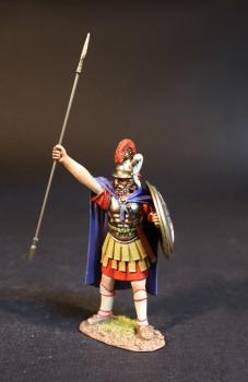 Nicanor, Son of Parmnio, Macedonian Argyraspides (Silver Shields), The Macedonians, Armies and Enemies of Ancient Greece and Macedonia--single figure with spear raised to the sky Nicanor, Son of Parmnio, Macedonian Argyraspides (Silver Shields), The Macedonians, Armies and Enemies of Ancient Greece and Macedonia--single figure with spear raised to the sky #51262