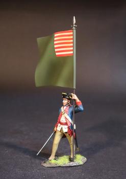 Standard Bearer, The Delaware Company, American Continental Line Infantry, The Battle of Cowpens, January 17, 1781, The American War of Independence, 1775–1783--single figure with flag Standard Bearer, The Delaware Company, American Continental Line Infantry, The Battle of Cowpens, January 17, 1781, The American War of Independence, 1775–1783--single figure with flag #51272