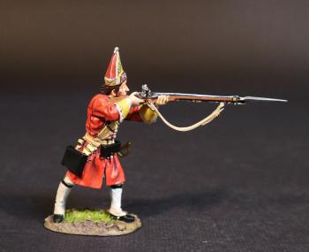 Grenadier Firing, Dejean's Regiment of Foot, Cumberland's Army, The Battle of Culloden, 16th April 1745, The Jacobite Rebellion, 1745--single figure Grenadier Firing, Dejean's Regiment of Foot, Cumberland's Army, The Battle of Culloden, 16th April 1745, The Jacobite Rebellion, 1745--single figure #51277