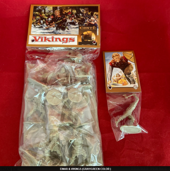 Dark Age Vikings--10 fighting and shield wall poses Plus Einar (Gray Color) Dark Age Vikings--10 fighting and shield wall poses Plus Einar (Gray Color) #51344