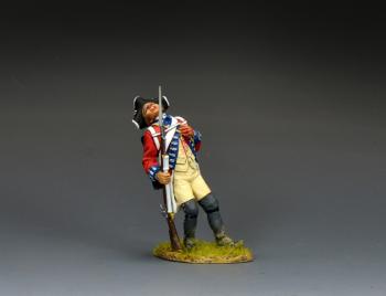Image of "Aaargh!," 4th (King Own) Regiment of Foot--single infantryman figure falling shot Image of "Aaargh!," 4th (King Own) Regiment of Foot--single infantryman figure falling shot