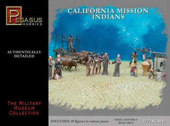 California Mission Indians & Padres (28 pcs.)--1:72 scale plastic figures California Mission Indians & Padres (28 pcs.)--1:72 scale plastic figures #10593