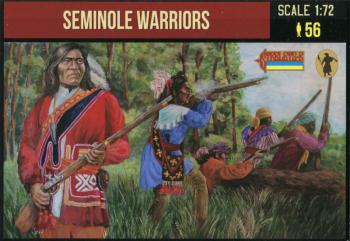 Seminole Warriors--56 figures in 14 poses (unpainted) Seminole Warriors--56 figures in 14 poses (unpainted) #51440