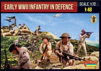 Early WWII (US) Infantry In Defence--48 figures in 12 poses (unpainted) Early WWII (US) Infantry In Defence--48 figures in 12 poses (unpainted) #51441