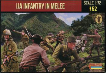 Imperial Japanese Army (IJA) Infantry in Melee, WWII--52 figures in 13 poses (unpainted) Imperial Japanese Army (IJA) Infantry in Melee, WWII--52 figures in 13 poses (unpainted) #51442