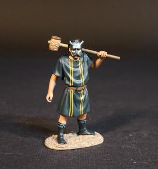 “Charon, Ferryman of the Dead”, "Hail, Emperor, Those Who Are About to Die Salute You," Gladiators--single masked figure with mallet “Charon, Ferryman of the Dead”, "Hail, Emperor, Those Who Are About to Die Salute You," Gladiators--single masked figure with mallet #51506