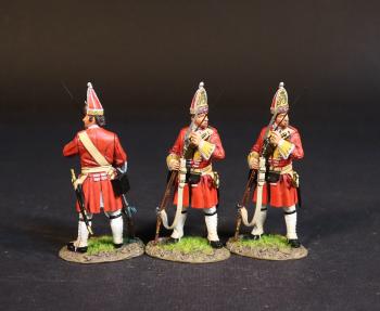 Three Grenadiers Loading (standing ramming), Dejean's Regiment of Foot, Cumberland's Army, The Battle of Culloden, 16th April 1745, The Jacobite Rebellion, 1745--three figures Three Grenadiers Loading (standing ramming), Dejean's Regiment of Foot, Cumberland's Army, The Battle of Culloden, 16th April 1745, The Jacobite Rebellion, 1745--three figures #51511
