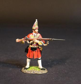 Grenadier “Charge Your Bayonet”, Dejean's Regiment of Foot, Cumberland's Army, The Battle of Culloden, 16th April 1745, The Jacobite Rebellion, 1745--single figure standing ready to stab Grenadier “Charge Your Bayonet”, Dejean's Regiment of Foot, Cumberland's Army, The Battle of Culloden, 16th April 1745, The Jacobite Rebellion, 1745--single figure standing ready to stab #51514