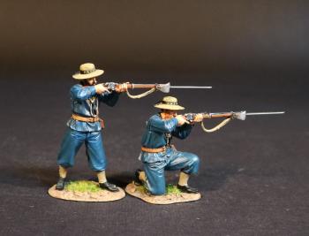 Two Sailors (standing firing; kneeling firing), British Naval Brigade, H. M. S. Shah, The Eshowe Relief Column, The Battle of Gingindhlovu, 2nd April 1879, The Anglo Zulu War--two figures Two Sailors (standing firing; kneeling firing), British Naval Brigade, H. M. S. Shah, The Eshowe Relief Column, The Battle of Gingindhlovu, 2nd April 1879, The Anglo Zulu War--two figures #51519