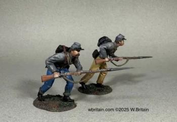 "Rebel Steel", Two Confederates Charging with Bayonets Leveled--two charging ACW figures "Rebel Steel", Two Confederates Charging with Bayonets Leveled--two charging ACW figures #51537
