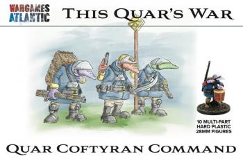 28mm Quar Coftyran Command--12 unpainted, unassembled, multi-part plastic figures 28mm Quar Coftyran Command--12 unpainted, unassembled, multi-part plastic figures #51541