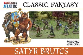 28mm Classic Fantasy Satyr Brutes--24 unpainted multi-part hard plastic figures 28mm Classic Fantasy Satyr Brutes--24 unpainted multi-part hard plastic figures #51554